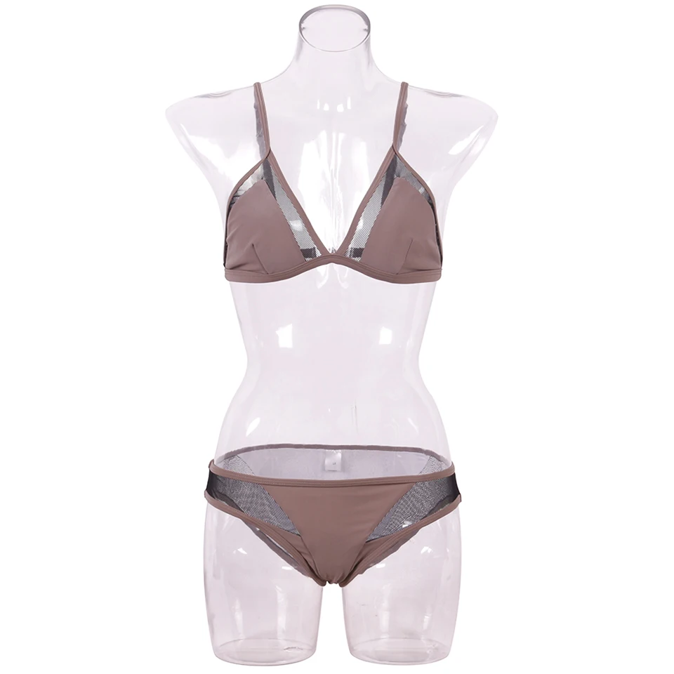 KayVis женский купальник-бикини в клетку сексуальный ретро купальник с высоким