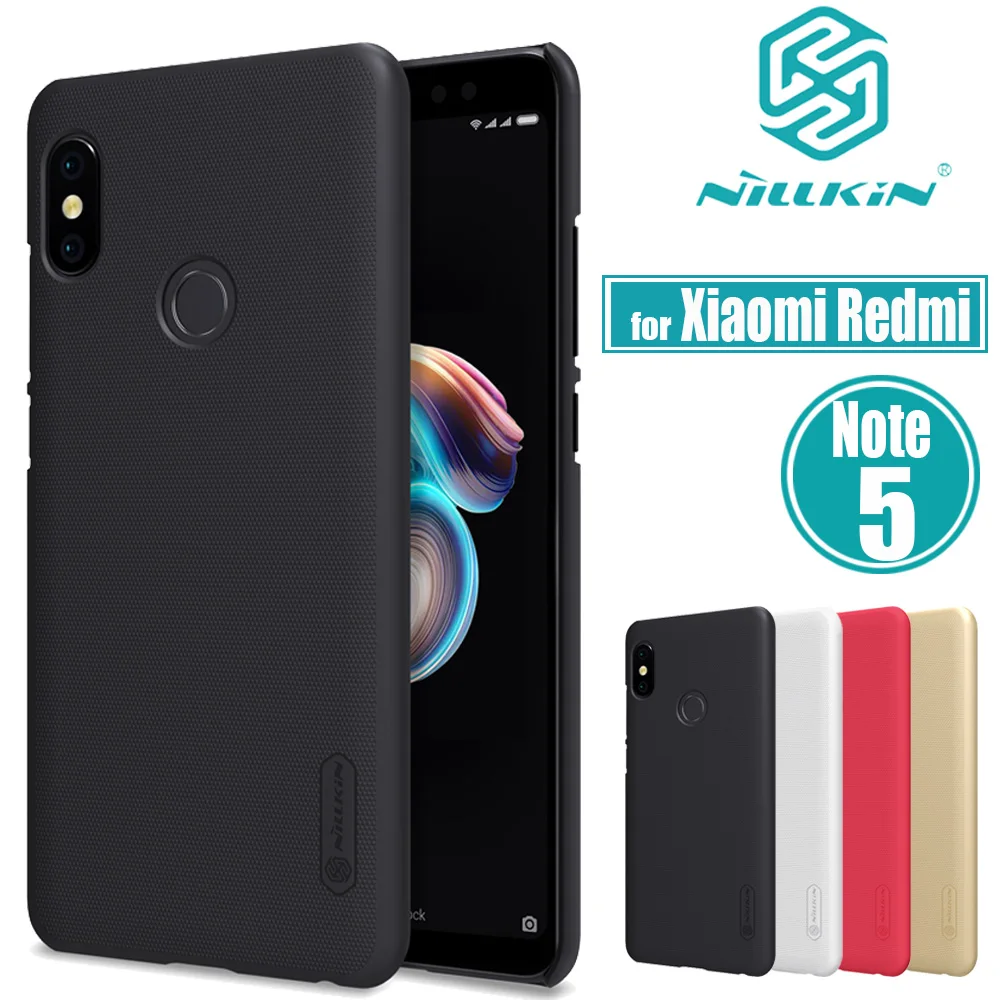 Xiaomi Redmi Note 5 чехол Nillkin Матовый Жесткий ПК Пластиковый Бизнес-чехол для телефона для Redmi Note 5 Pro/Глобальная версия