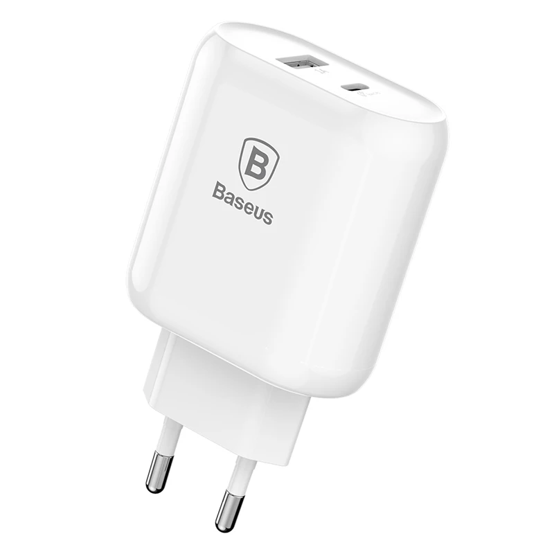 BASEUS Bojure type-C PD порт 32 Вт + USB быстрая зарядка настенное зарядное устройство EU для