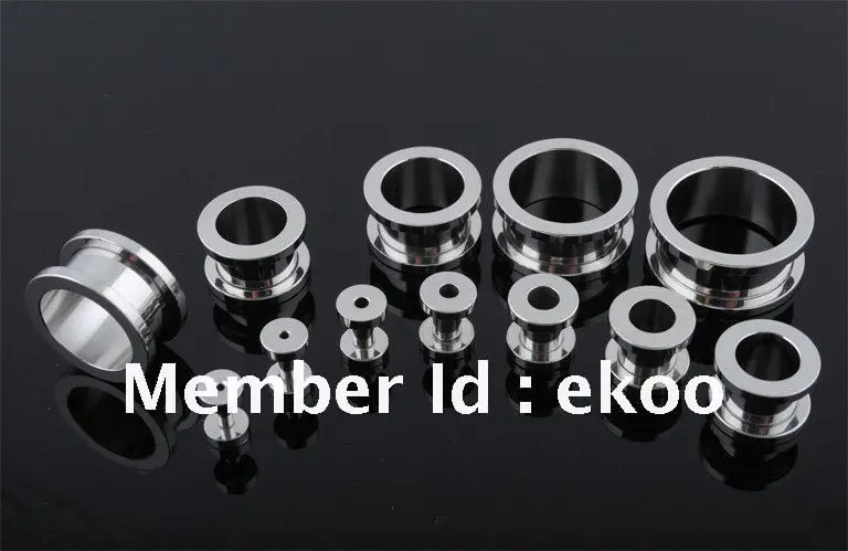 Бесплатная доставка туннель для тела ювелирных изделий 1 2 мм 16 мм|ear flesh tunnel|flesh