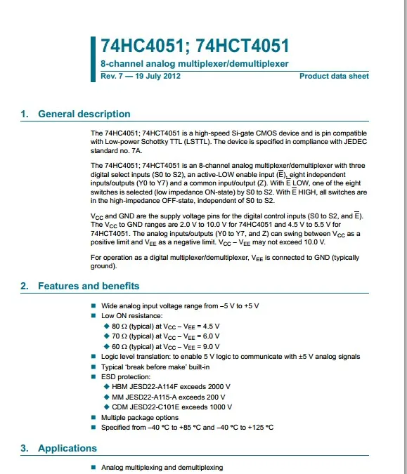 74HC4051D |