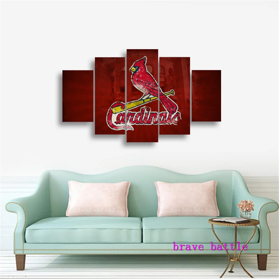 ST.LOUIS CARDINALS BASEBALL Canvas Painting Living Room Home Decor Modern Mural Art Oil | Дом и сад