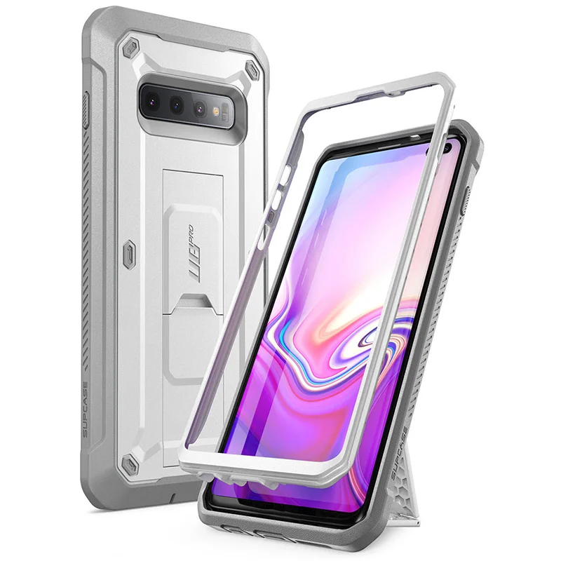 SUPCASE UB Pro для samsung Galaxy S10 плюс Чехол 6," всего тела прочный подставка чехол Крышка без встроенного Экран протектор