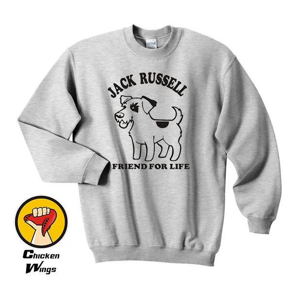 

Jack Russell Dog Lovers Pet Shirt Crewneck Sweatshirt Unisex More Colors XS - 2XL
