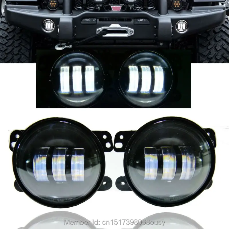 Противотуманные фары для Jeep Wrangler JK Dodge 4 дюйма 30 Вт | Автомобили и мотоциклы