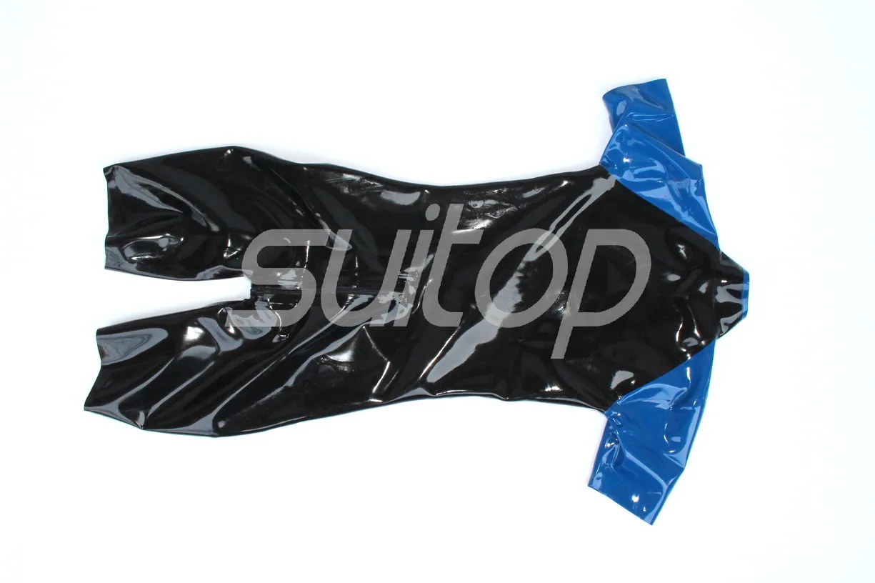 Мужской латексный костюм для отслеживания резиновая облегающая одежда модель 0 6