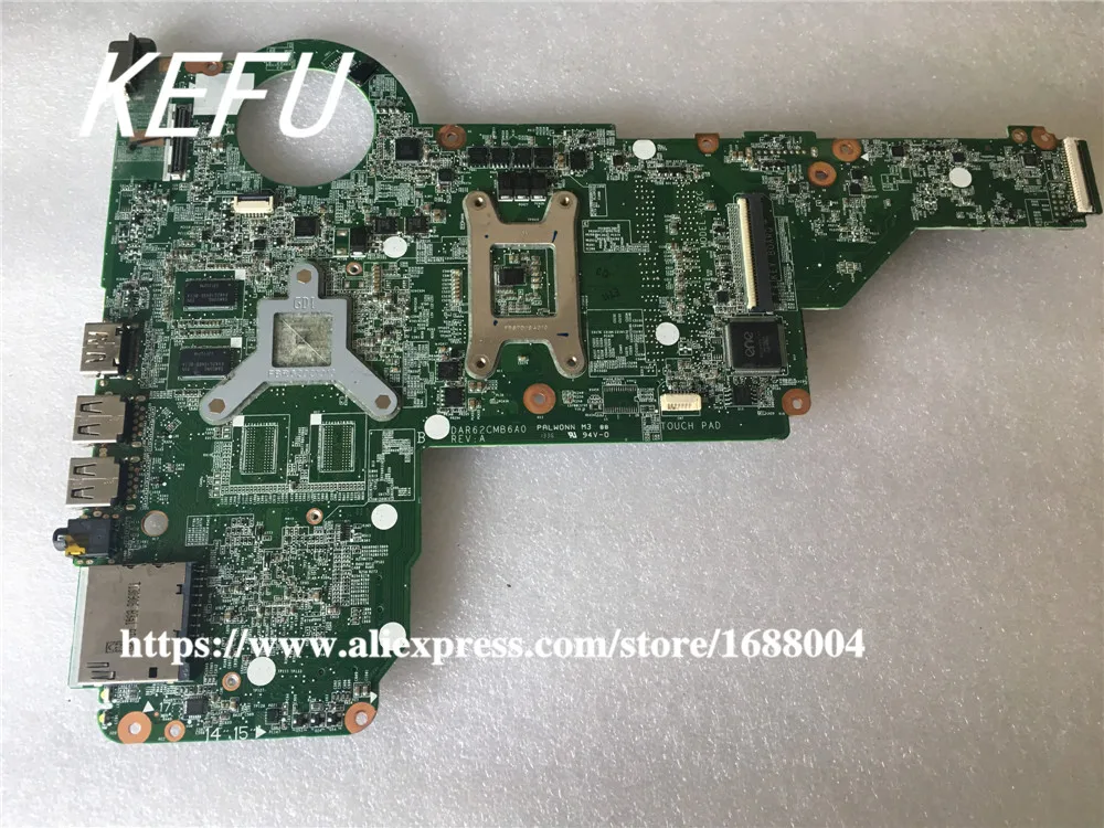 Kefu 729844-501 729844-001 729844-601 dar62cmb6a0 материнская плата для ноутбука HP Pavilion 15-e 15z-e |