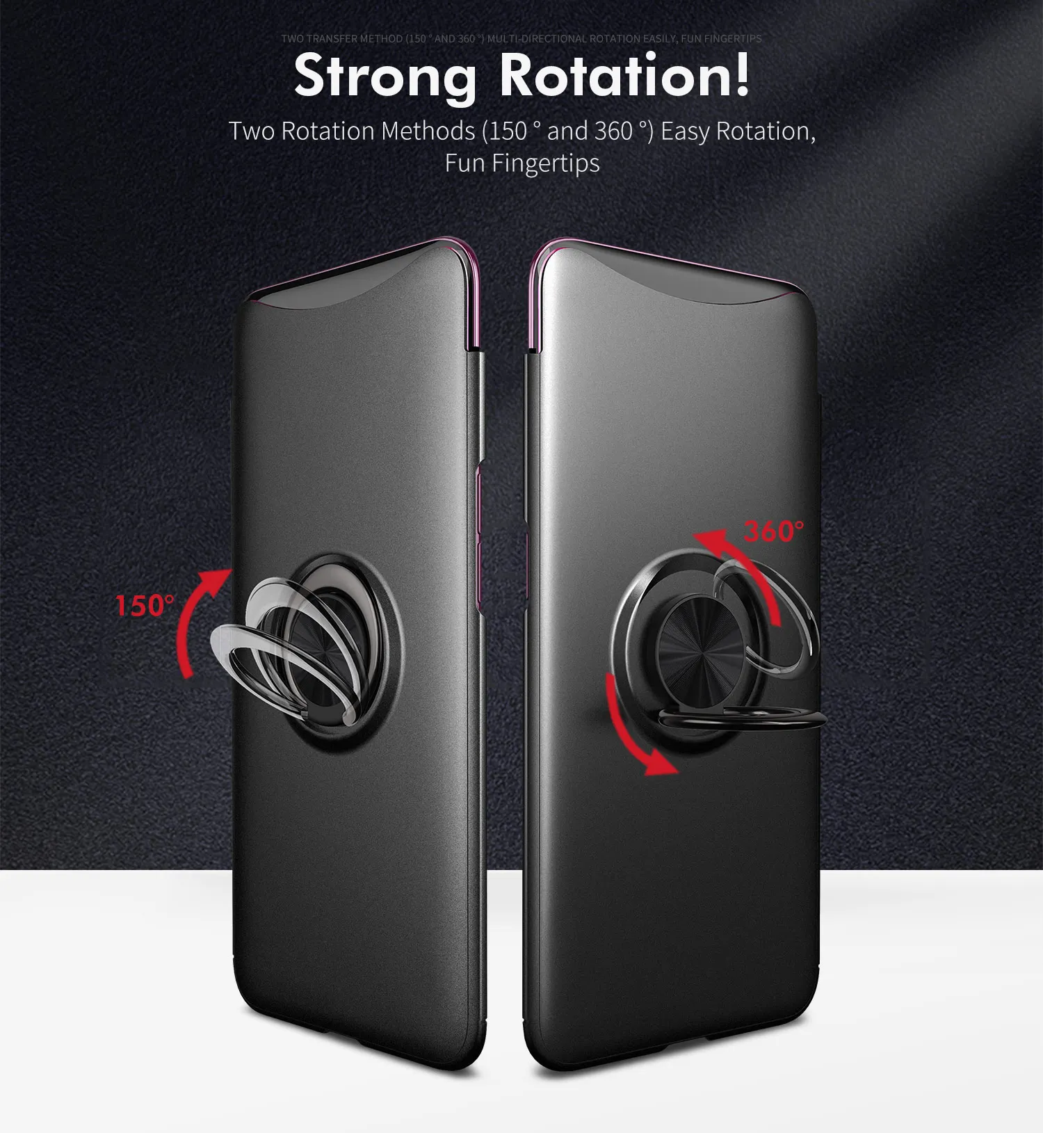 Case for OPPO Find X TPU Hidden Kickstand with Car Magnet Holder Stand | Mobile Phone Cases &amp Covers