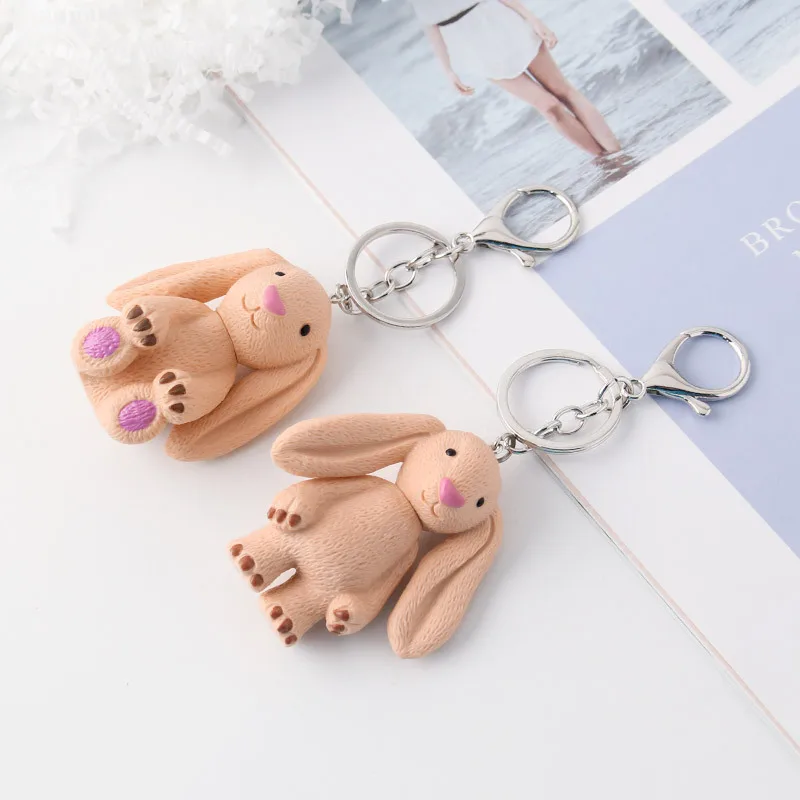 Высокое качество 2019 Новый Кролик Мех брелок кролик модный игрушка сумка с