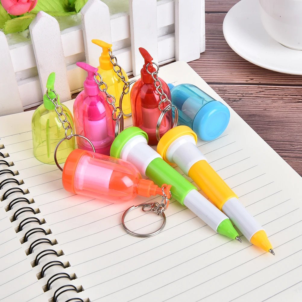Мультяшная Милая дизайнерская телескопическая ручка с бутылочкой для мытья рук
