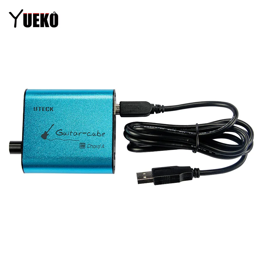 YUEKO гитарный куб ASIO Chaord USB аудио интерфейс DI подходит для мягкой гитары Rig JAMVOX