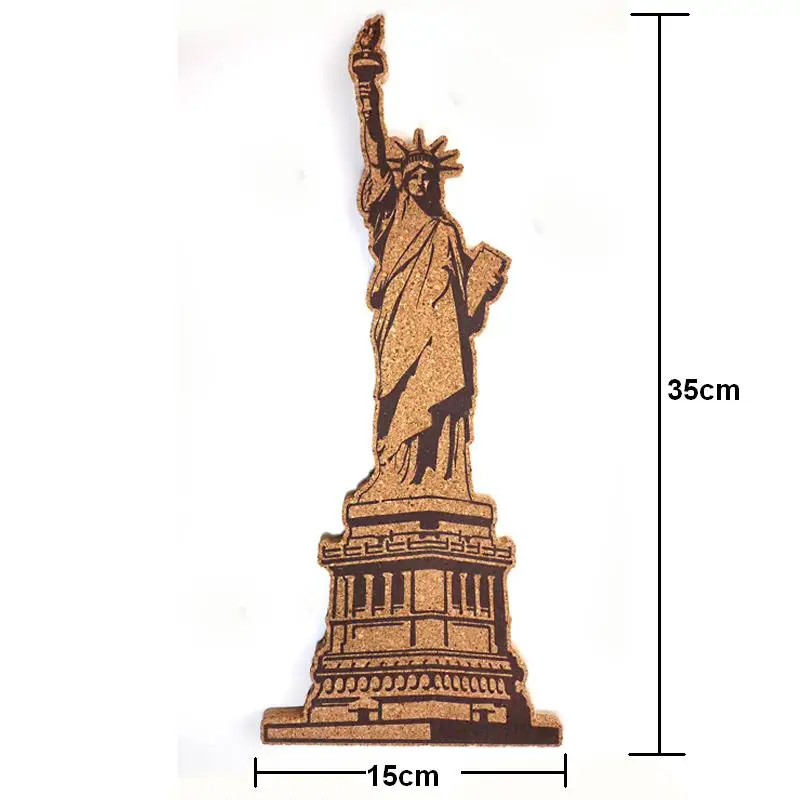 Доска для объявлений статуя свободы из мягкой древесины|Доска объявлений| |