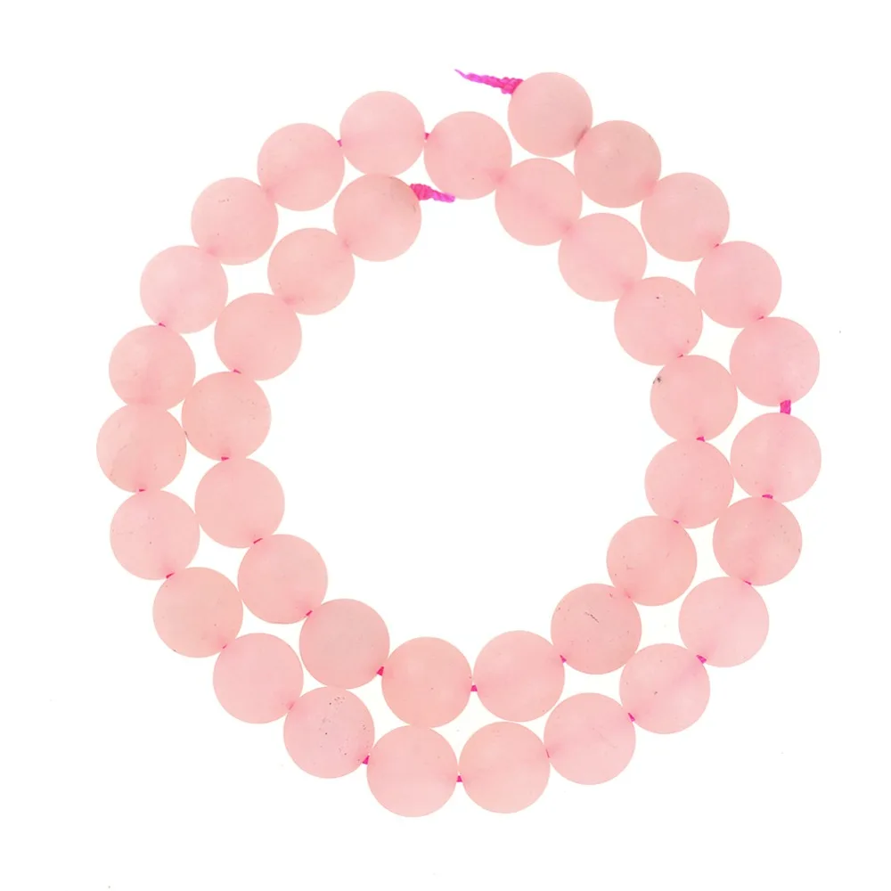 Гламурный натуральный кварц гематит розовый рыхлый камень Бусины круглые