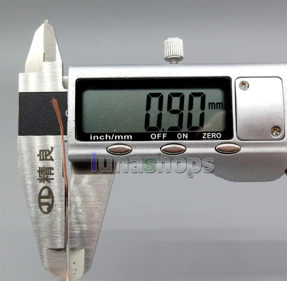 LN005622 Экстремальный мягкий чистый 7N OCC сигнал PU наушники кабель для наушников 20*0 05