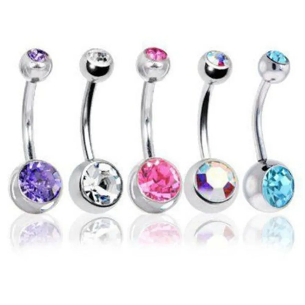 5 шт. Женское кольцо для пирсинга пупка|navel belly button|navel button ringsbelly rings sexy |