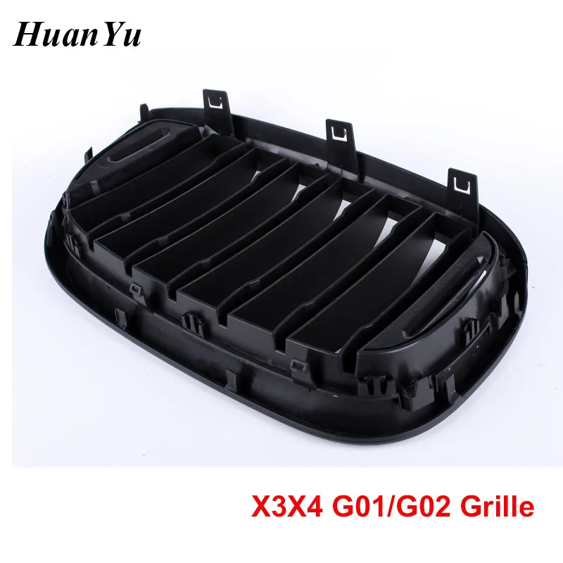 1 пара цветная Передняя ножевая решетка G01 G02 M для BMW New X3 X4 Series slat замены бампера