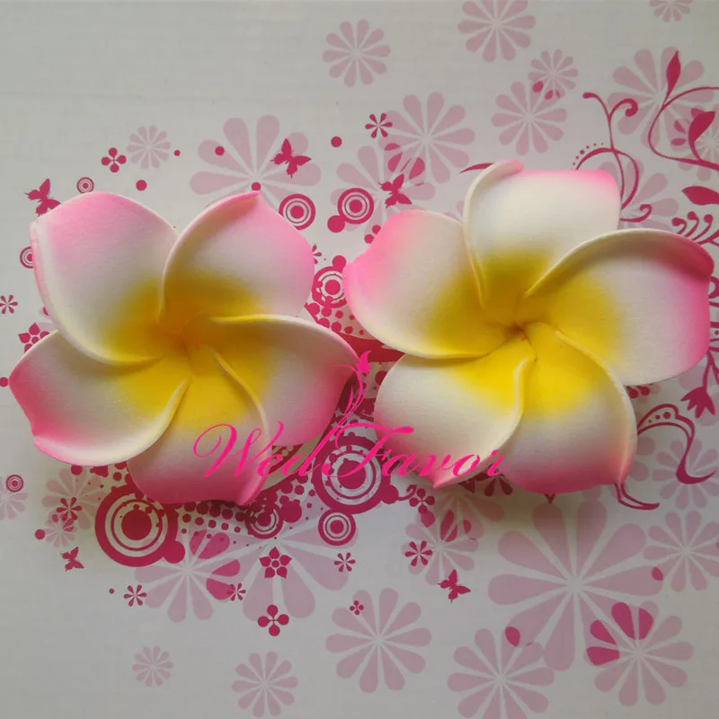 50 шт. 9 см искусственные французские бутоны из гавайской пены EVA Плюмерия