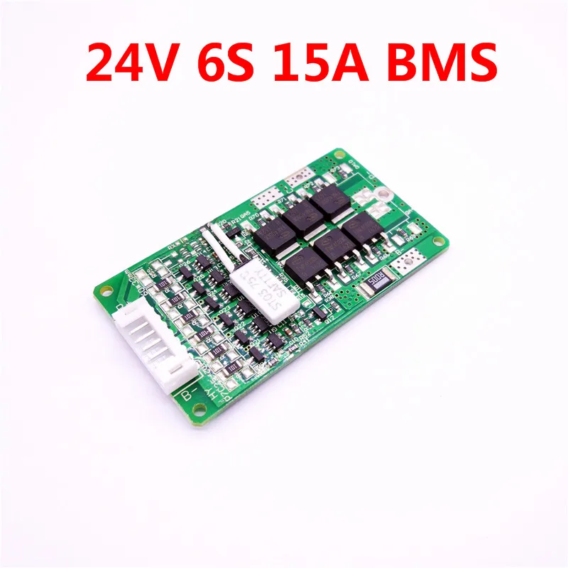 Батарея для мотоцикла 6 S 24 V BMS 15A литиевая батарея электрического велосипеда 8ah 10ah