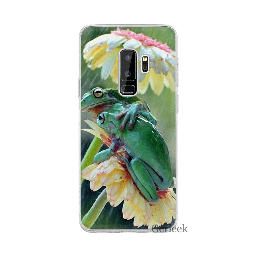 Чехол Desxz Frog для Samsung Galaxy S3 S4 S5 S6 S7 Edge S8 S9 S10 Plus S10e | Мобильные телефоны и аксессуары