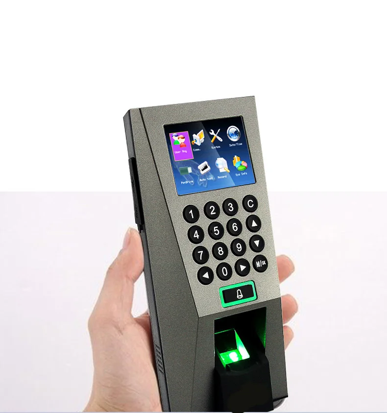 Профессиональная система контроля доступа к отпечаткам пальцев с ЖК-экраном |