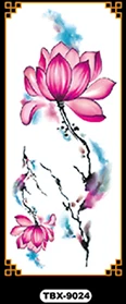 Водонепроницаемый Временные татуировки Henna tatuajes Tatouage temporaire Femme Rose Wintersweet BLUELOVER