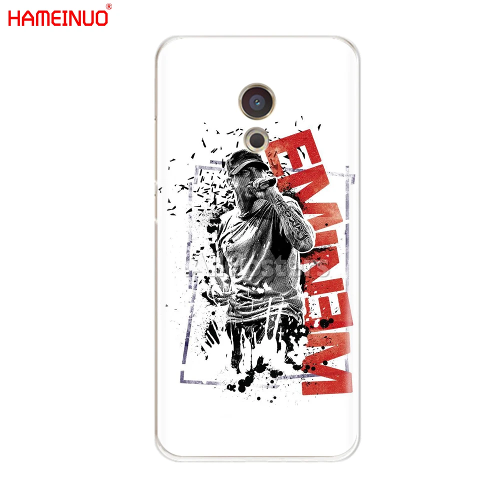 HAMEINUO исполнитель хип хоп рэппер эминем rap чехол для Meizu M6 M5 M5S M2 M3 M3S MX4 MX5 MX6 PRO 6 5 U10 U20