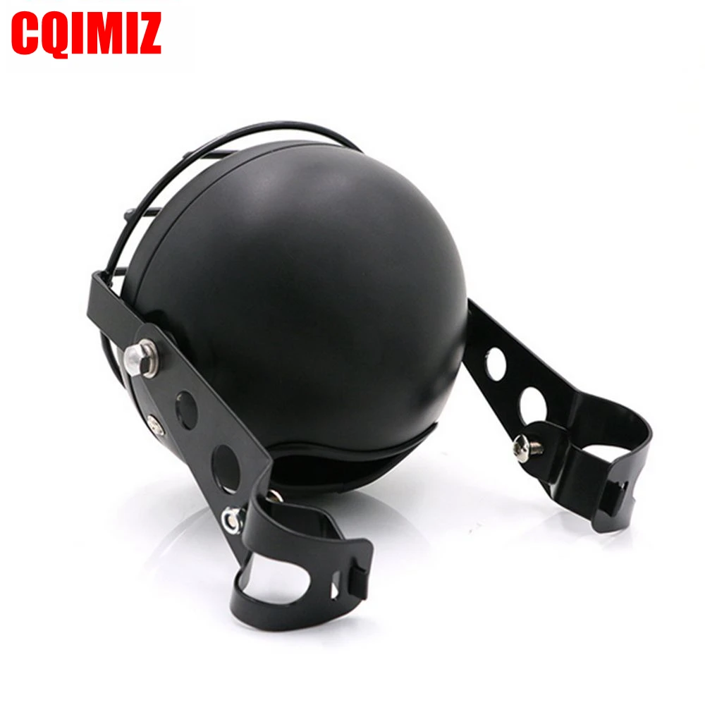 Старый школьный стиль алюминиевая черная гриль ретро винтажная фара для