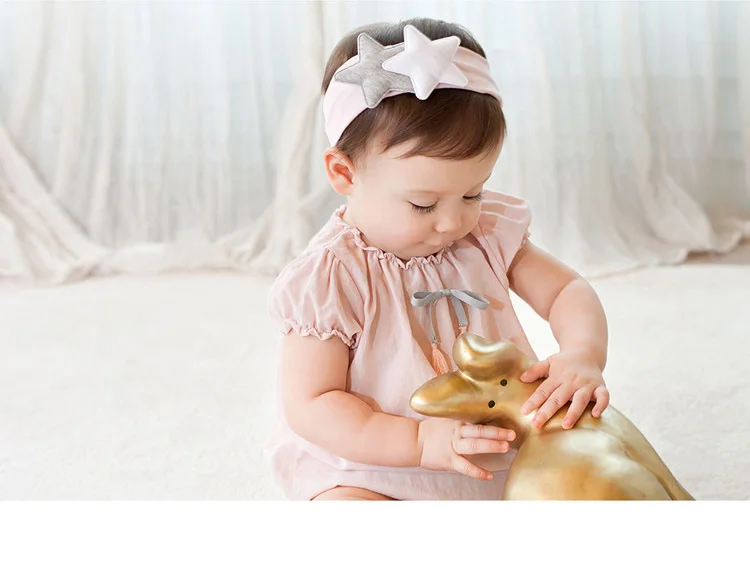 Naturalwell/Новинка милая повязка на голову со звездами для маленьких девочек