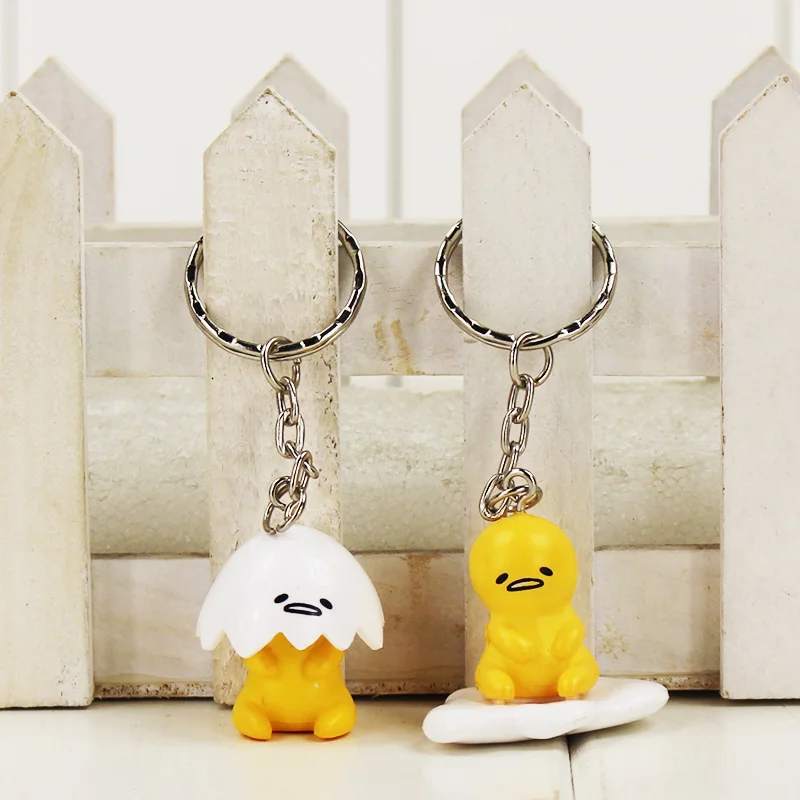 4 шт./компл. Gudetama Lazy Яйцо Брелок-подвеска брелок ПВХ фигурка игрушки