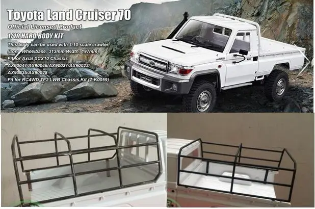 Металлический задний кронштейн для груза LC70 Killerbody 1/10 Scale 48601 Toyota Land Cruiser Body|Детали