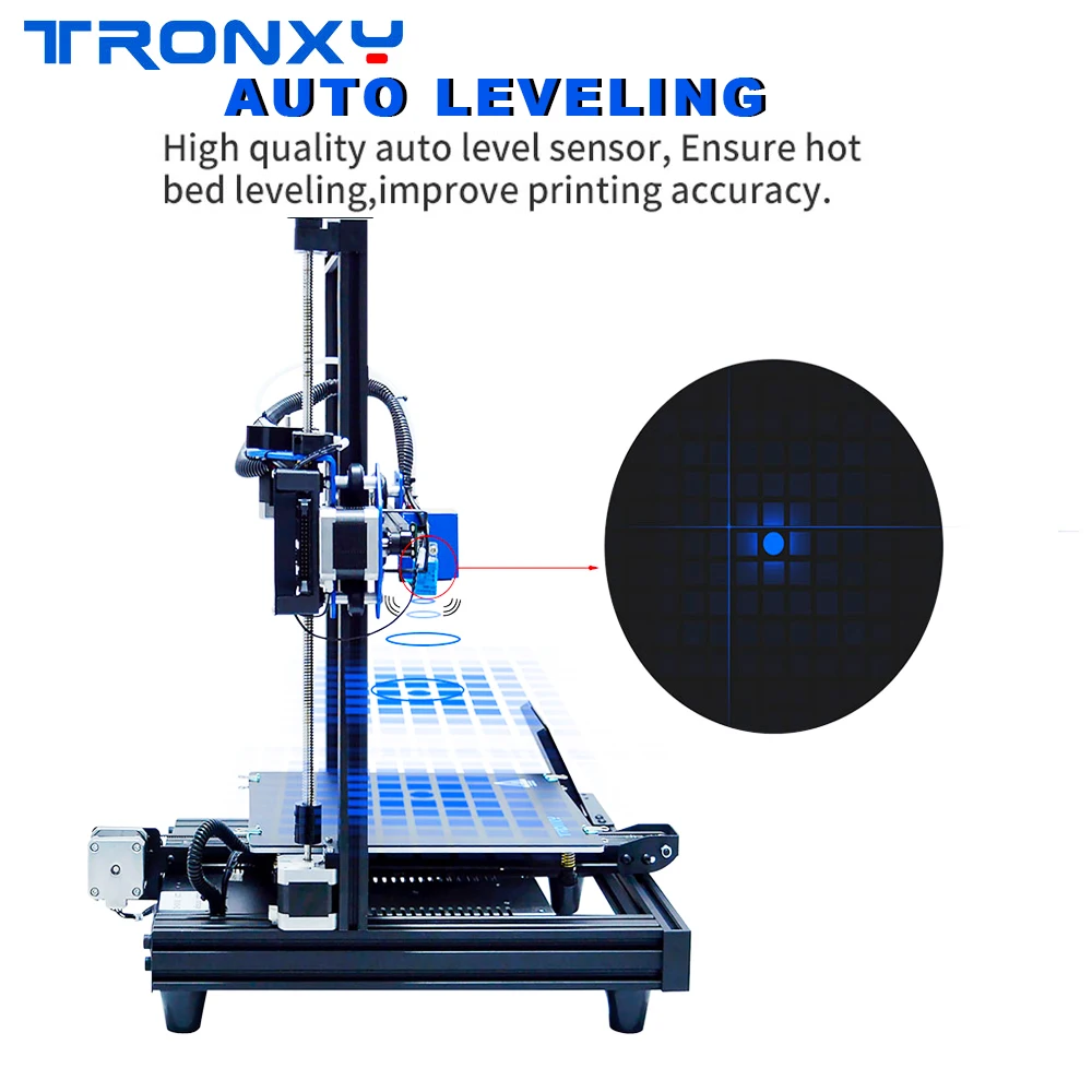 3D принтер TRONXY XY 2 Pro устройство для быстрого нагрева автоматическое выравнивание
