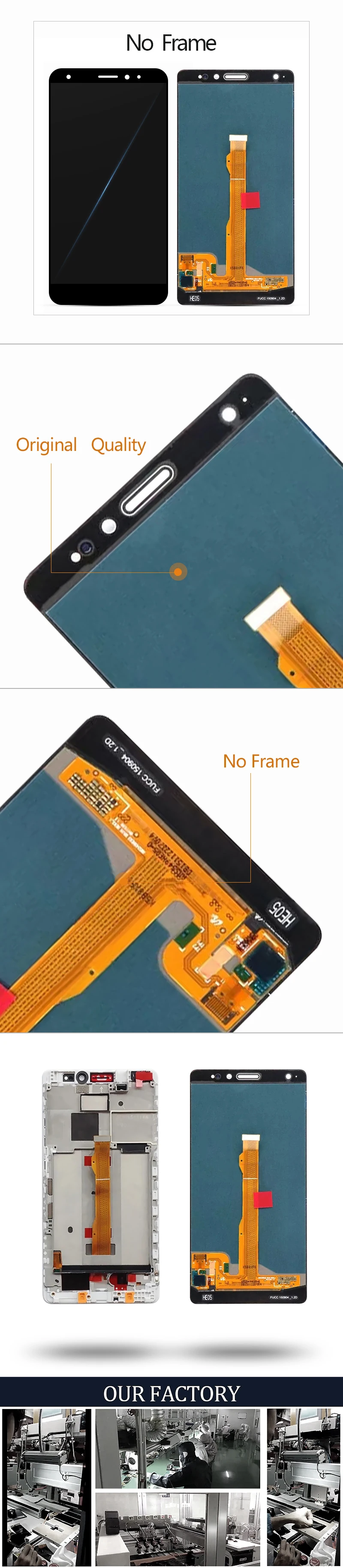 5," для HUAWEI Коврики S CRR-UL00 CRR-L09 CRR-UL20 CRR-TL00 ЖК-дисплей Дисплей Сенсорный экран планшета Запчасти для авто с рамкой