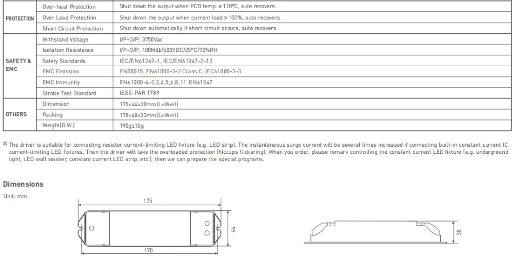 Dali Dimming Driver 100-240VAC; 36 Вт Dali power driver; AC100-240V вход; 12 В 3A 36 Вт Выход Led Dali Dimmable Driver, Push Dim