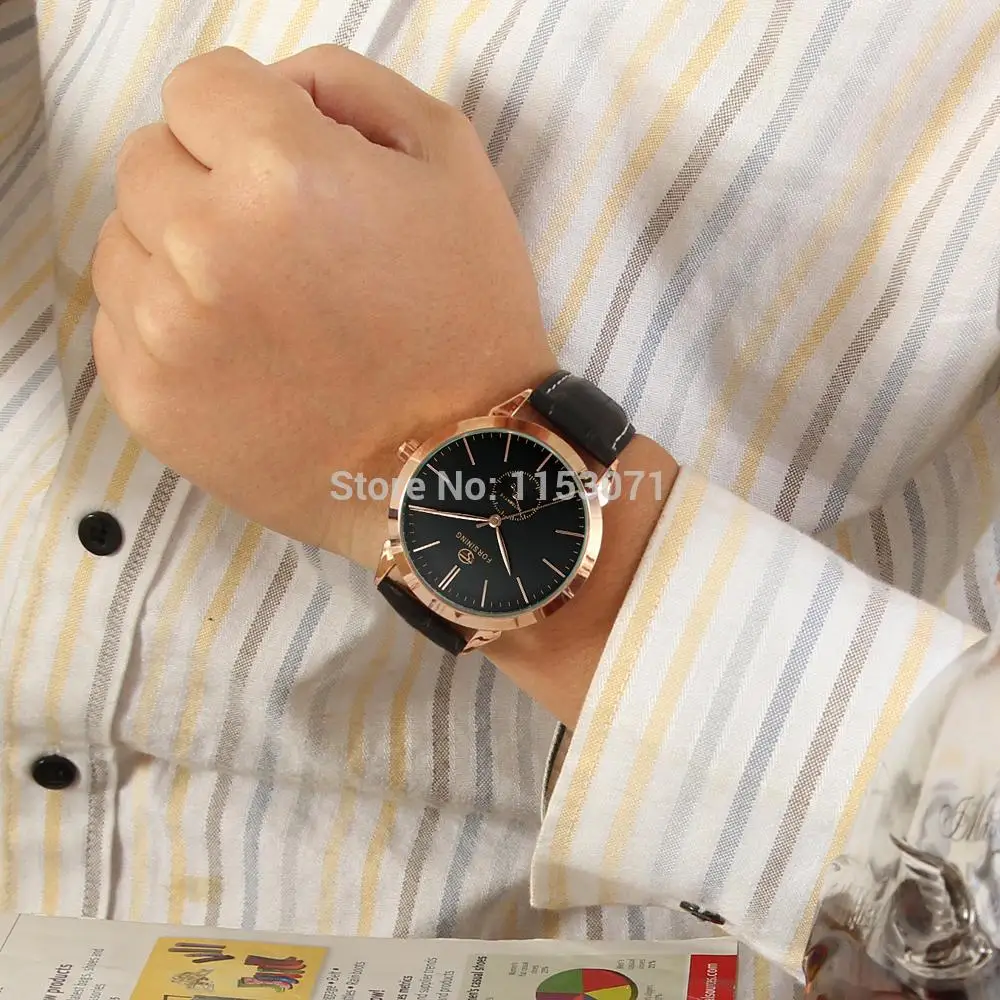 Распродажа новые автоматические мужские роскошные часы FSG8083M3R2 с черным кожаным