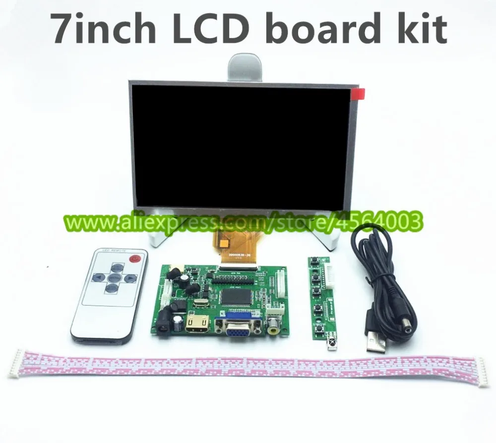 7 дюймовый 50pin TFT TTL ЖК контроллер HDMI AT070TN93 AT070TN94 плата драйвера VGA 2AV клавиатура