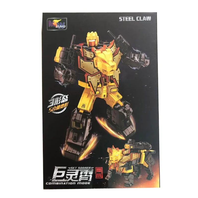 G1 трансформация predaking-5 в 1 Набор Divebomb Rampage хедстронг негабаритный режим войны Орел фигурка Робот Игрушки