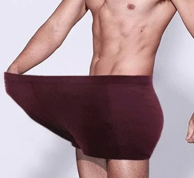 Большие размеры XXXXXXL(6XL) мужское нижнее белье 95% бамбуковые трусы из бамбукового волокна повседневные однотонные Боксеры Шорты 1 шт. в розницу