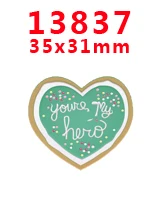 13837 30 шт мультфильм персонаж плоское украшение из смолы PR 13789 - Цвет: 13837
