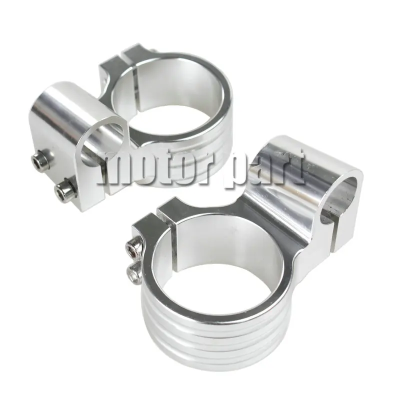 37mm Clip-ons Handle Bar For Suzuki GS500 GS 500 Motorcycle Fork Tube CNC Riser Handlebar Raised 20mm Silver Color | Автомобили и