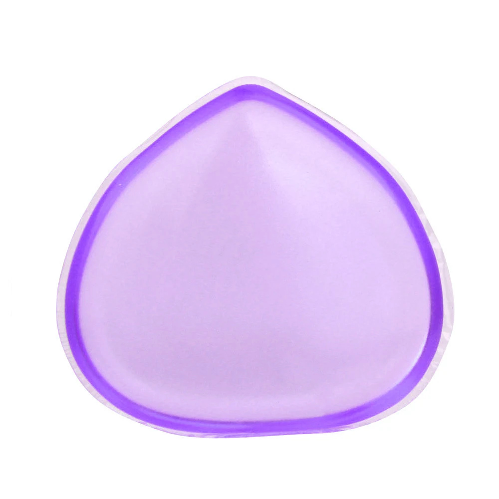 Peach Purple MOONBIFFY, новинка, горячая Распродажа, силиконовый спонж-блендер, силиконовый спонж для макияжа, спонж для жидкого тонального крема BB - Цвет: Peach Purple