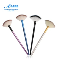 highlighter brush professional fan shape blush powder contour brushes soft portable makeup contour brushes beauty cosmetics tool