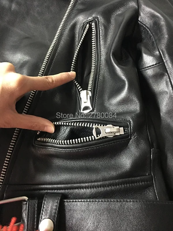 Женская короткая приталенная мотоциклетная куртка из натуральной овечьей кожи