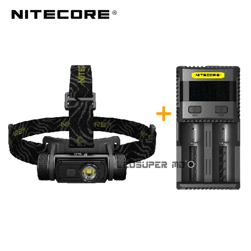 

Заводская цена Nitecore HC60 1000 люмен CREE XM-L2 U2 светодиодный USB Перезаряжаемый налобный фонарь с зарядным устройством и батареей 3400 мАч