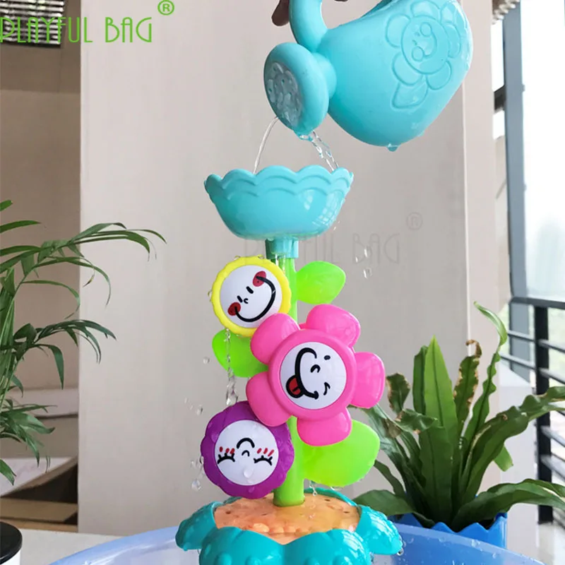 Baby bathing sprinkler flower rotating happy toy puzzle game best gift add children bathing fun start the brain Gripping E24