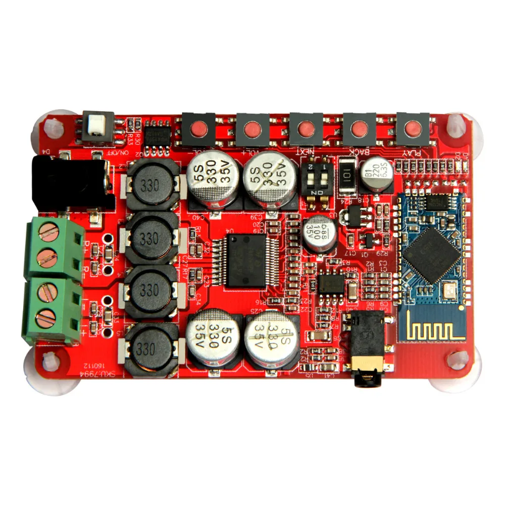 TDA7492P 50 Вт + беспроводной Bluetooth 4 0 аудио приемник Цифровой усилитель плата AUX