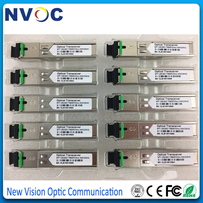 Бесплатная доставка 5 дневный 1 25G SM WDM 1310/1550 20 км волоконный модуль SC/LC совместимый