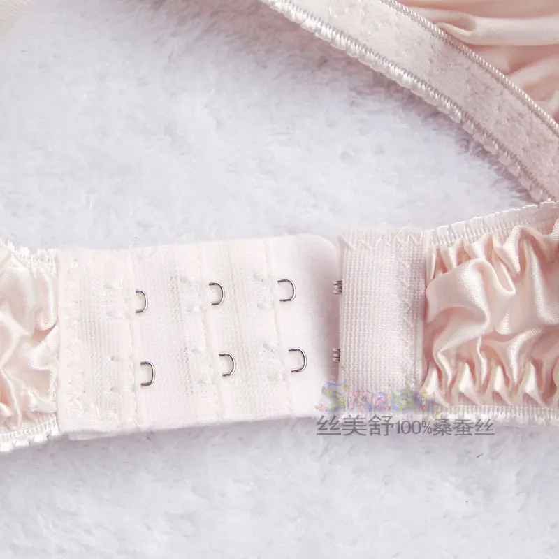 Сексуальный женский бюстгальтер из чистого шелка тонкое нижнее белье с