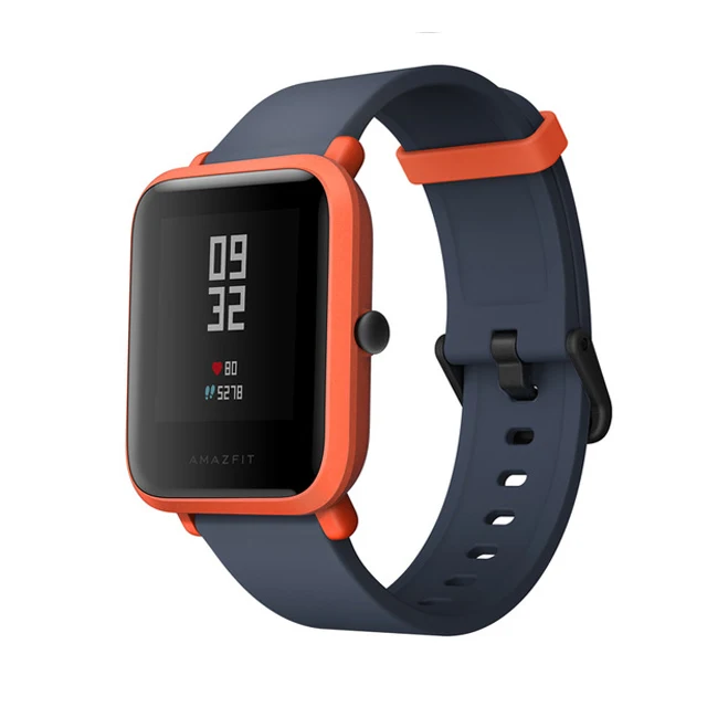 Orange Huami Amazfit Bip ультра-светильник 32g спортивные умные часы с Wi-Fi Bluetooth gps 45 дней в режиме ожидания - Цвет: Orange
