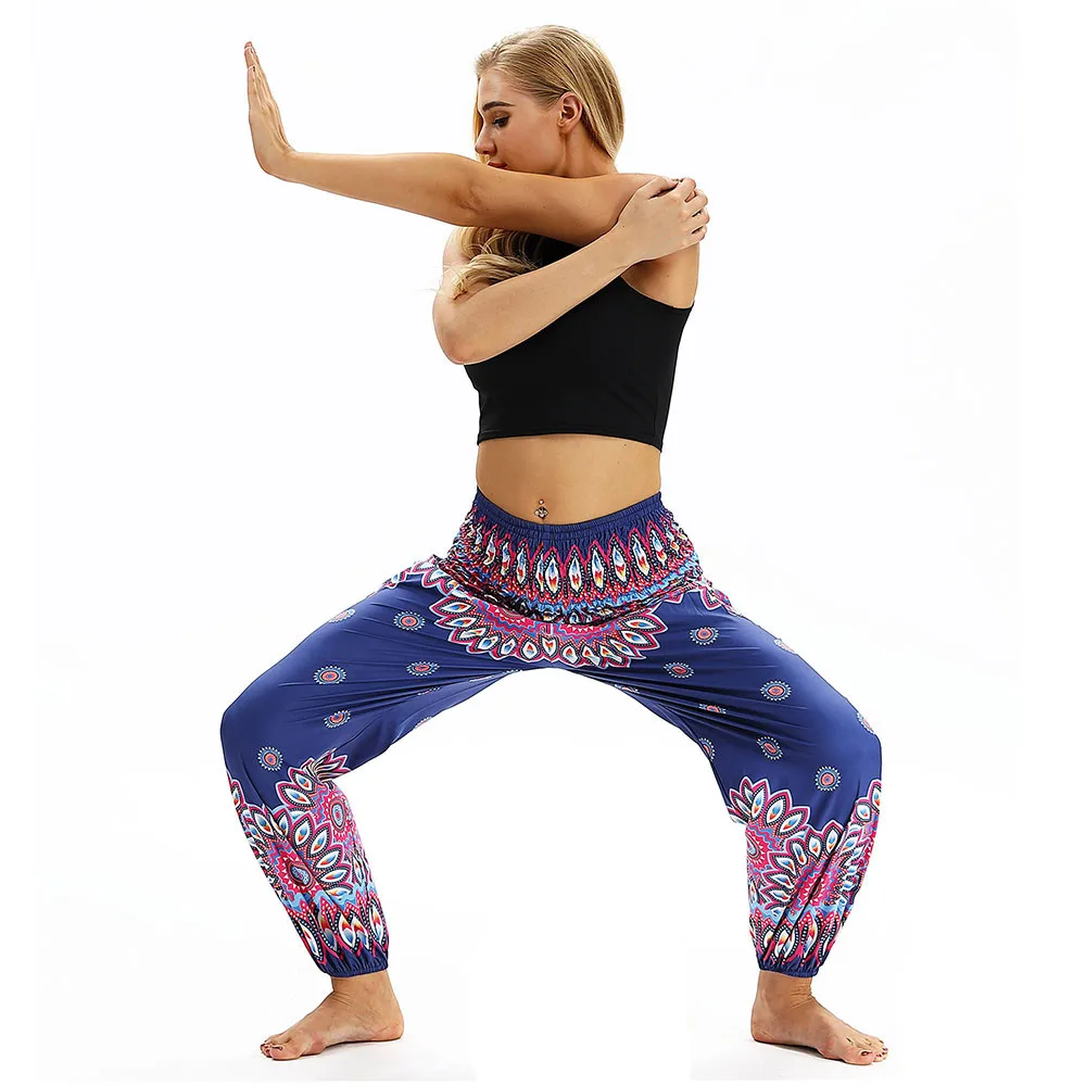 Повседневные женские шаровары, панталоны mujer pantalones de mujer, уличная одежда, свободные, хиппи, мешковатые, бохо, Аладдин, дамские шаровары Z4