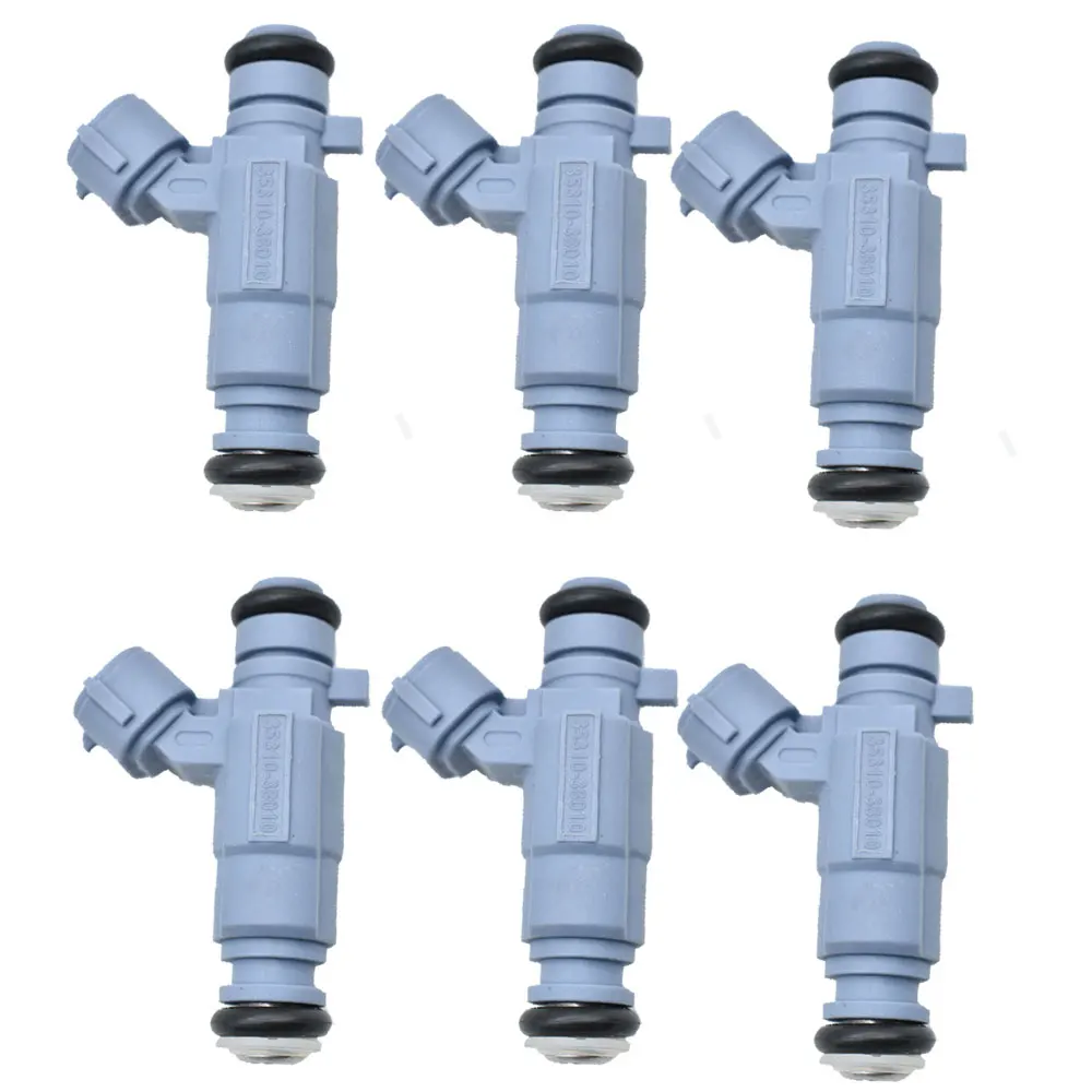 6 шт./лот топливный инжектор 35310 38010 3531038010 для Hyundai Santa XG350 Sonata Kia Amanti Optima Sorento Sedona 2.4L